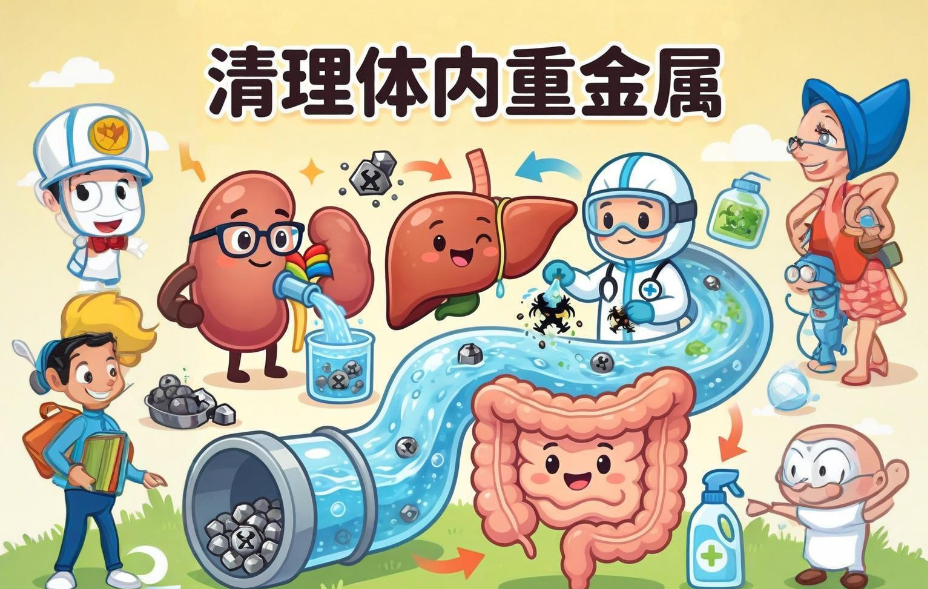 问-如何通过清理重金属的食物远离健康危机