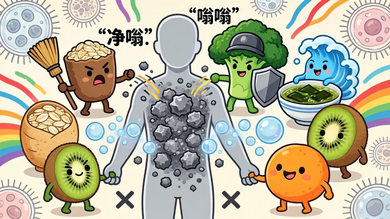 从日常饮食入手用这些清理重金属的食物给身体做个“大扫除”