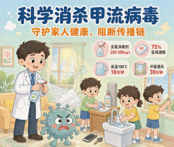 回复江苏网友留言介绍几种常见的消杀甲流病毒的方法